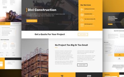Construction Company Layout Pack