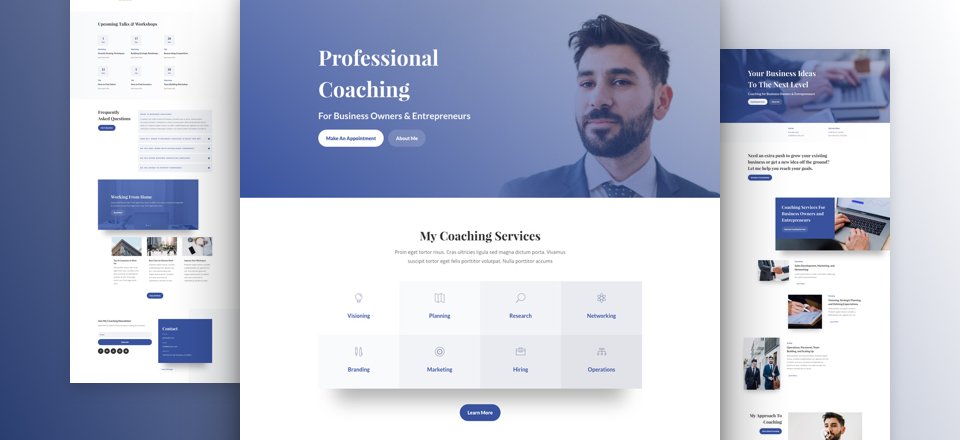 Business Coach Layout