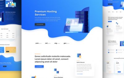 Hosting Company Layout Pack