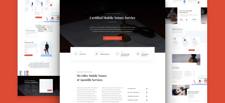 Notary Public Layout Pack