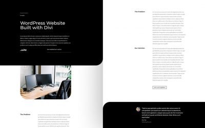 Dynamic Portfolio Project Template with Divi & ACF