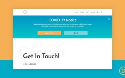 Notification Box for COVID-19 Updates