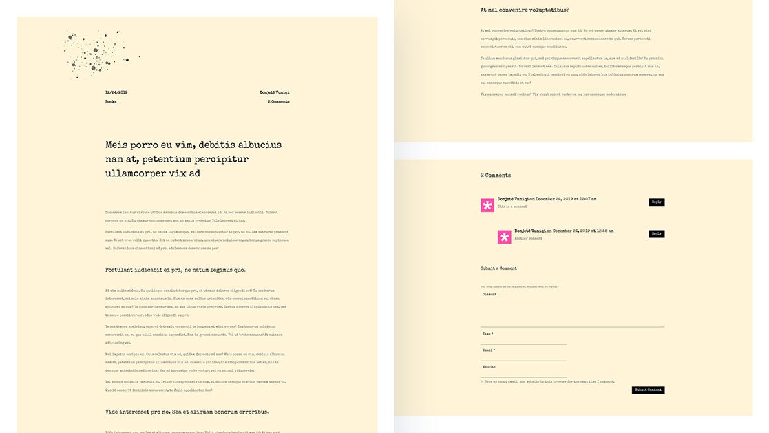 Classic Typewriter-Inspired Blog Post Template
